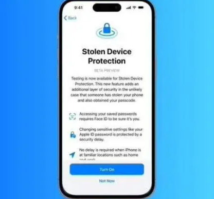 江达苹果授权维修店分享被盗设备保护功能开启方法 