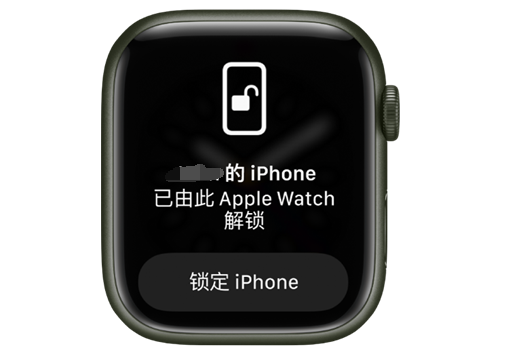 江达苹果手机维修分享用 AppleWatch 解锁配备面容 ID 的 iPhone方法 