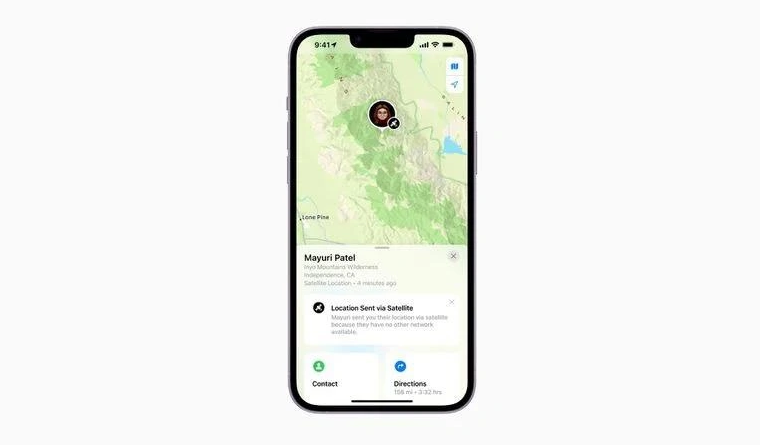 江达苹果14维修分享iPhone14系列中 FindMy功能通过卫星分享位置方法教程 