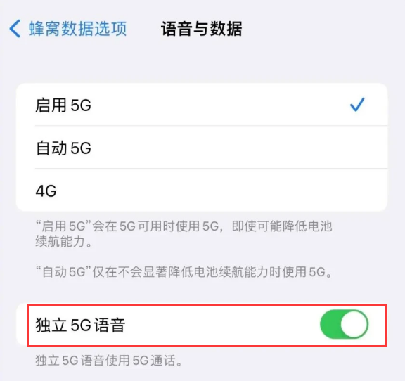 江达苹果14维修分享iPhone 14 Pro如何开启VoNR 